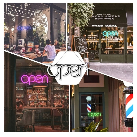 Neon Open Sign in Multiple Colors NEW - Picture 6 of 16